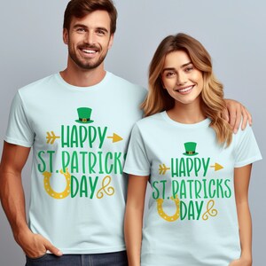 セントパトリックデーマッチングスウェットシャツ - カスタムアイリッシュTシャツ - ラッキーギフト