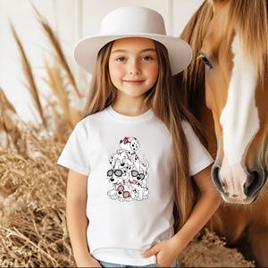 Camiseta familiar de 101 dálmatas: idea de regalo para fanáticos de Disney y amantes de los perros