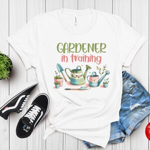 Gardener in Training Shirt | Cute Kids Gardening Tee | Little Gardener Gift