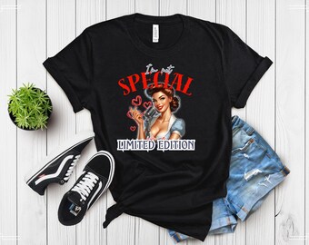 Retro Graphic T-Shirt: "I'm Not Special, I'm Just Limited Edition"