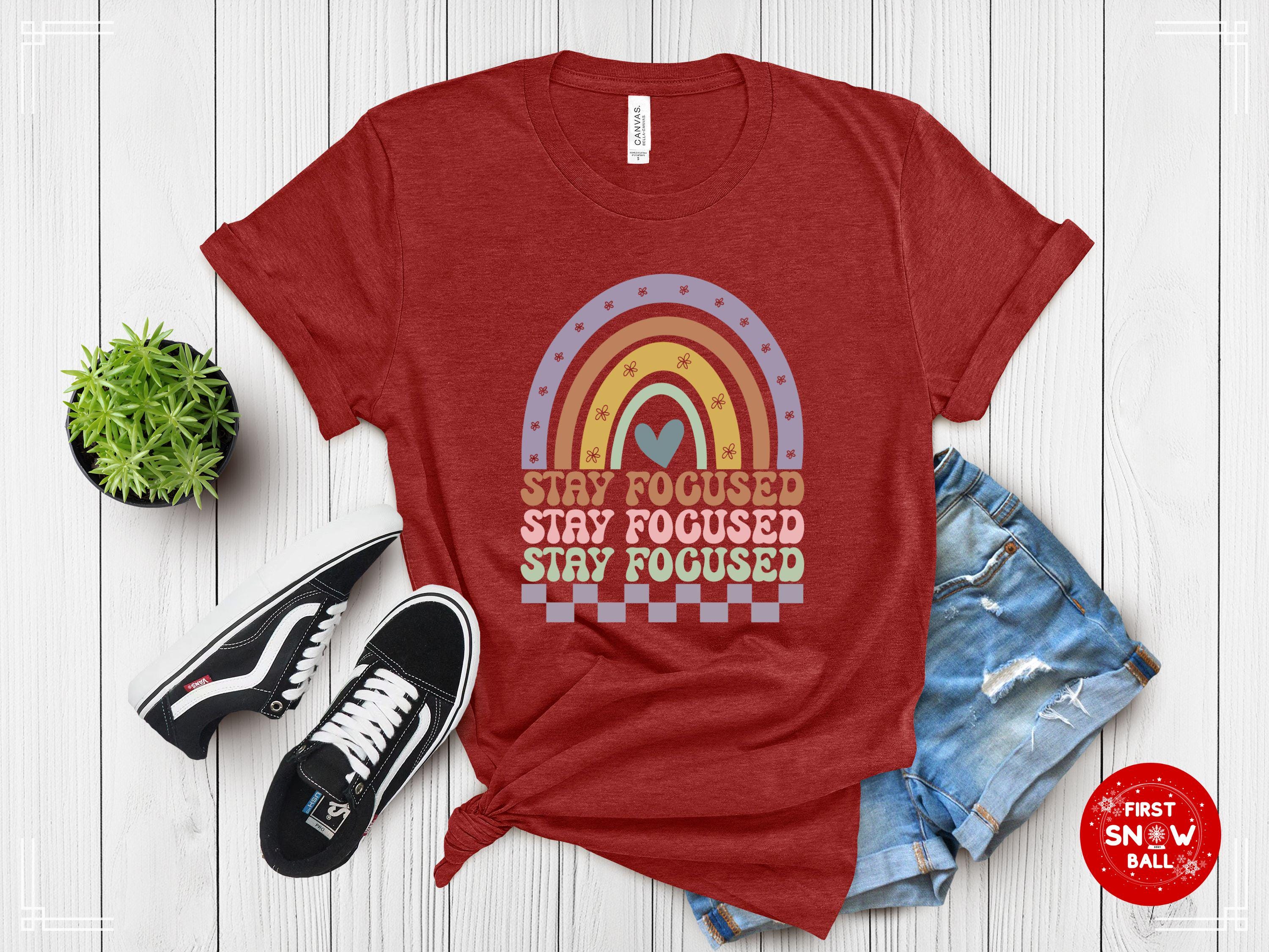 T-shirt Donna Manica Corta Estiva Con Scritta "Good Vibes" Arcobaleno, Misto Cotone, Taglie S-XXL, Colore Verde