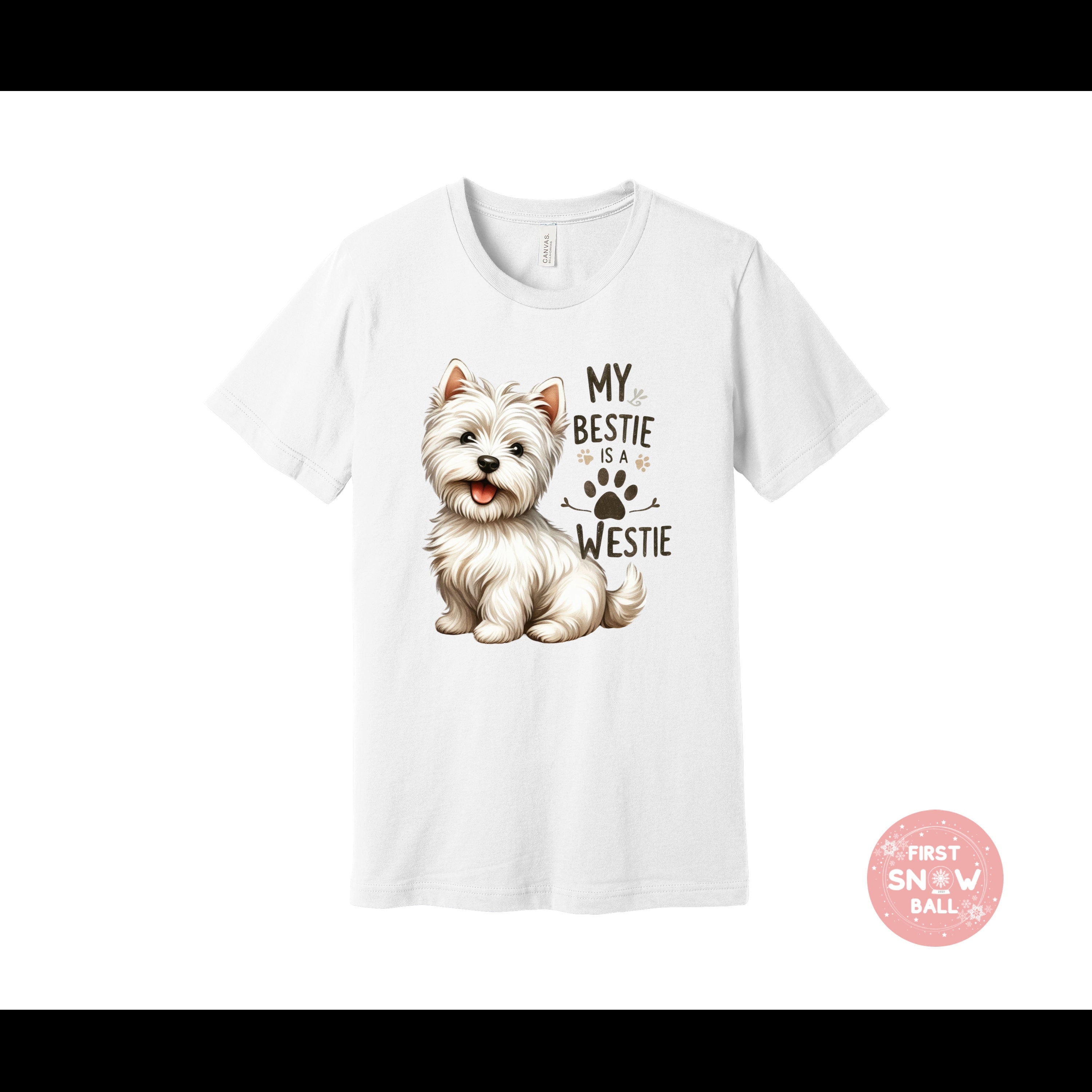 Westie Lover Graphic Tee - Unisex Pet Owner Gift Shirt