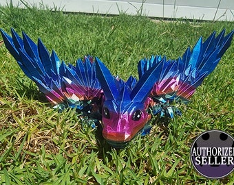 Baby Winged Crystal Dragon 3D Fidget Desk Toy