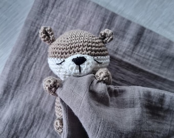 otter dekbed, unisex dekbed, gepersonaliseerd dekbed, geboortecadeau, bola dekbed