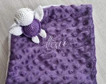 Bola dekbed, platte dekbed, minky dekbed, schildpad dekbed, meisjes dekbed, geboortecadeau