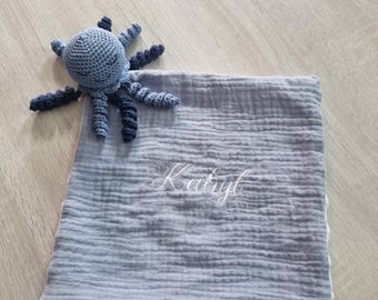 octopus dekbed, octopus dekbed, bola dekbed, gepersonaliseerd dekbed, geboortecadeau