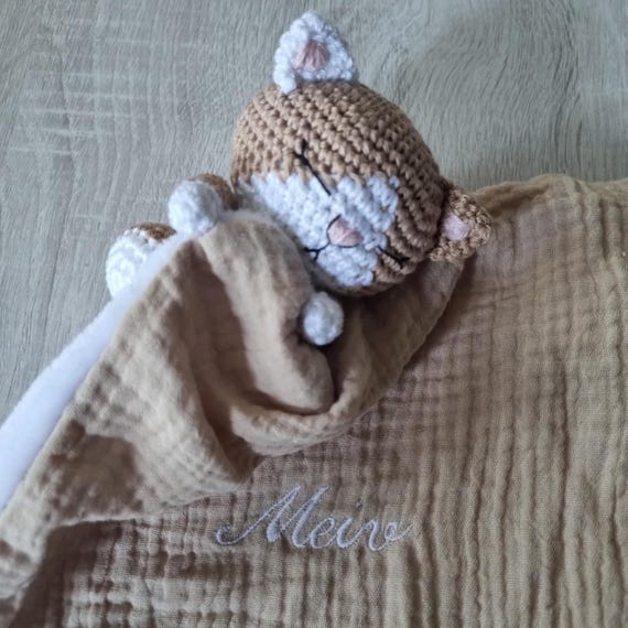 doudou chat, doudou chaton, doudou prénom, doudou personnalisé, doudou bola
