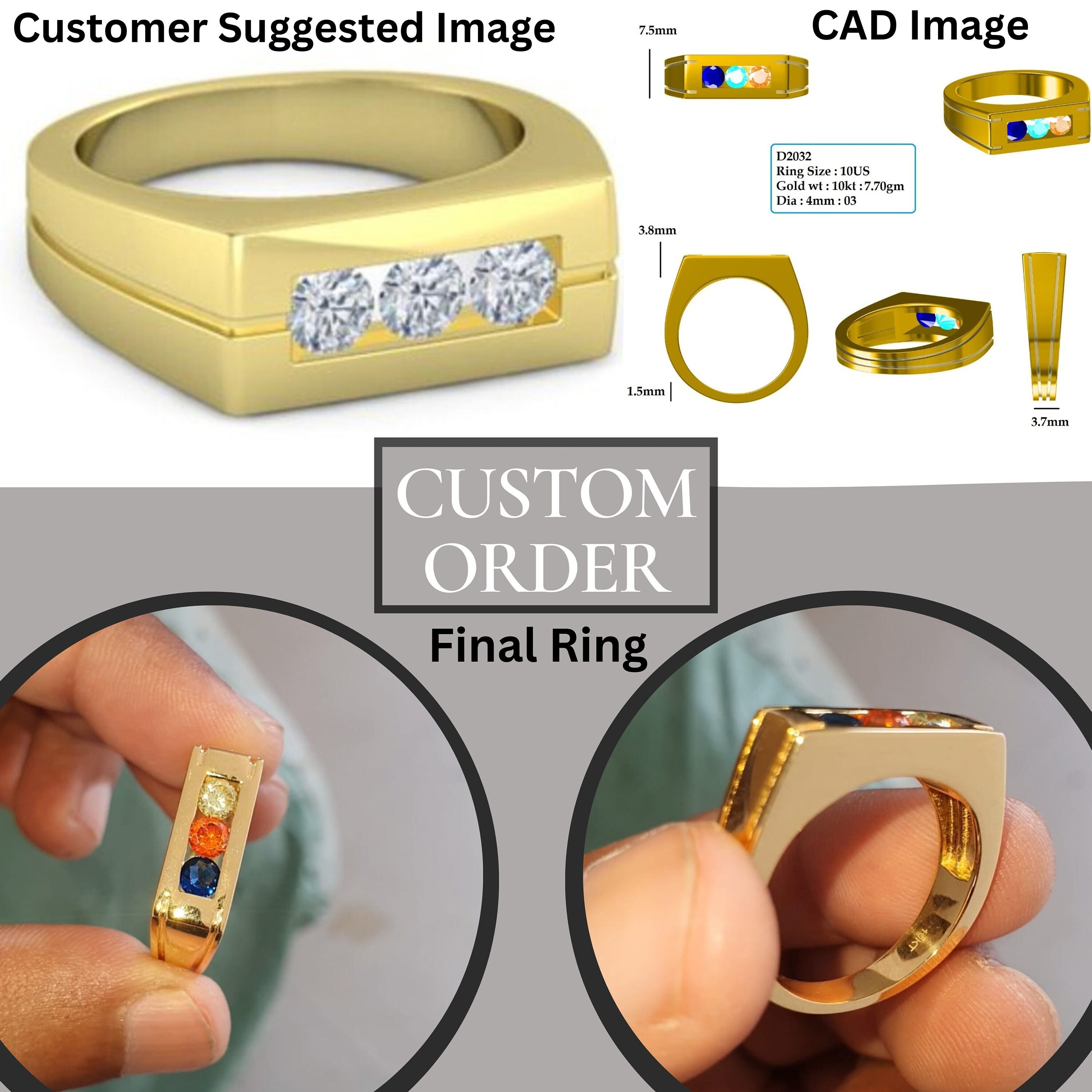 GOLD AND DIAMOND OVAL LOCKET RING – petitegjewelers