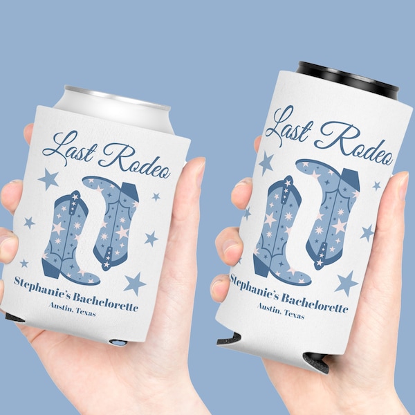 Last Rodeo Bachelorette Gifts, Rodeo Bach Party Can Cooler, Cowgirl Bachelorette Merch, Personalized Bridesmaid Proposal Gift, Cute Koozie
