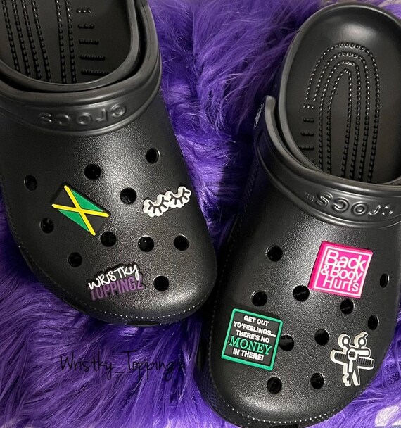 Urban Croc Charms | Custom croc shoe charms | custom Pvc shoe charm| Clog  Charm| Soft PVC charms