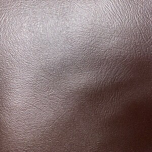 54 Wide Faux Leather Vinyl Chocolate Fabric by The Yard