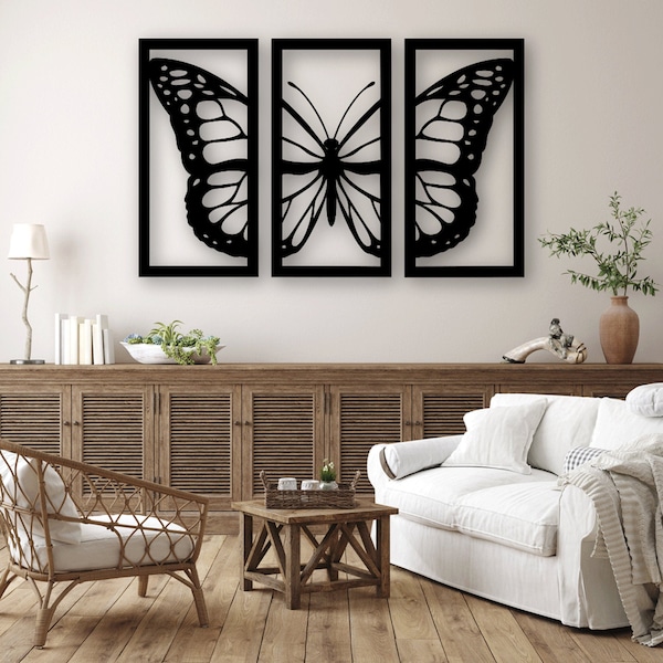 Butterfly Digital Vector Download Laser Cnc Cut svg dxf eps pdf cdr files Patriotic wall sticker engraving decal silhouette template router