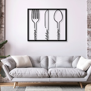 Kitchen,knife,fork,spoon Digital Vector Download Laser Cnc Cut svg dxf pdf eps files wall sticker engraving decal silhouette template router