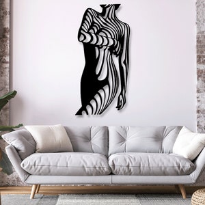 Frau Body Digital Vector Download Laser Cnc Cut svg dxf pdf eps ai cdr Dateien Wandsticker Gravur Aufkleber Silhouette Template
