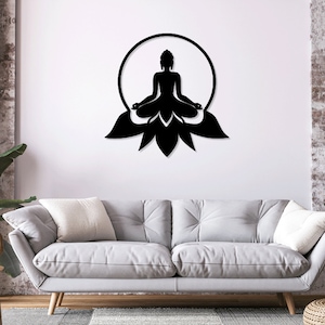 Chakra, Meditation, Yoga, Metaphysical, Yoga Studio Vector Download Laser Cnc Cut svg dxf files wall sticker engraving decal template router