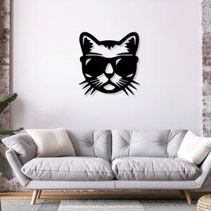 Cat Kitten Digital Vector Download Laser Cnc Cut svg dxf pdf eps ai cdr files wall sticker engraving decal silhouette template router