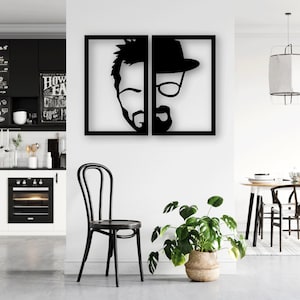 Breaking Bad Digital Vector Descargar Laser Cnc Cut svg dxf pdf cdr archivos Patriótico pegatina de pared grabado silueta silueta plantilla router