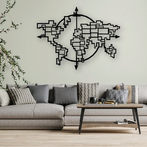 Welt Digitaler Vektor Download Laser Cnc Cut svg dxf pdf cdr Dateien Vaterländischer Wandaufkleber Gravur Aufkleber Silhouette Vorlage Fräser
