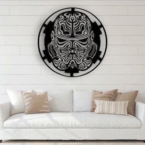 Star Wars, stormtrooper Digital Vector Download Laser Cnc Cut svg dxf pdf cdr files wall sticker engraving decal silhouette template router
