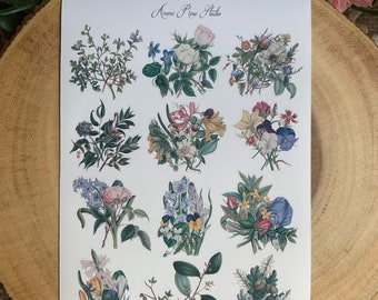 Vintage Flowers | Sticker Sheet