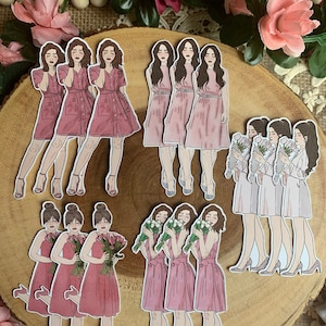 Ein Mädchen namens Gigi: Romantische Kollektion | Mädchen Aufkleber | Stanzteile | 15er Pack