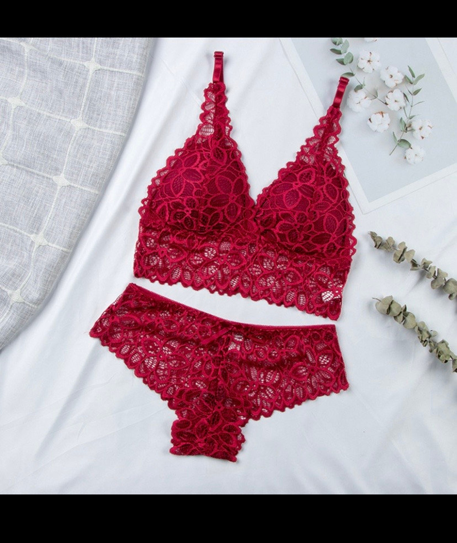 Comfy Loungewear Lingerie Set Etsy