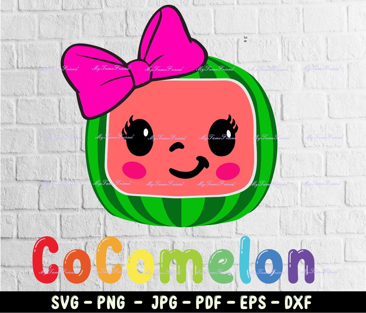 Cocomelon Girl Cocomelon Girl SVG Cocomelon Girl PNG Pdf | Etsy