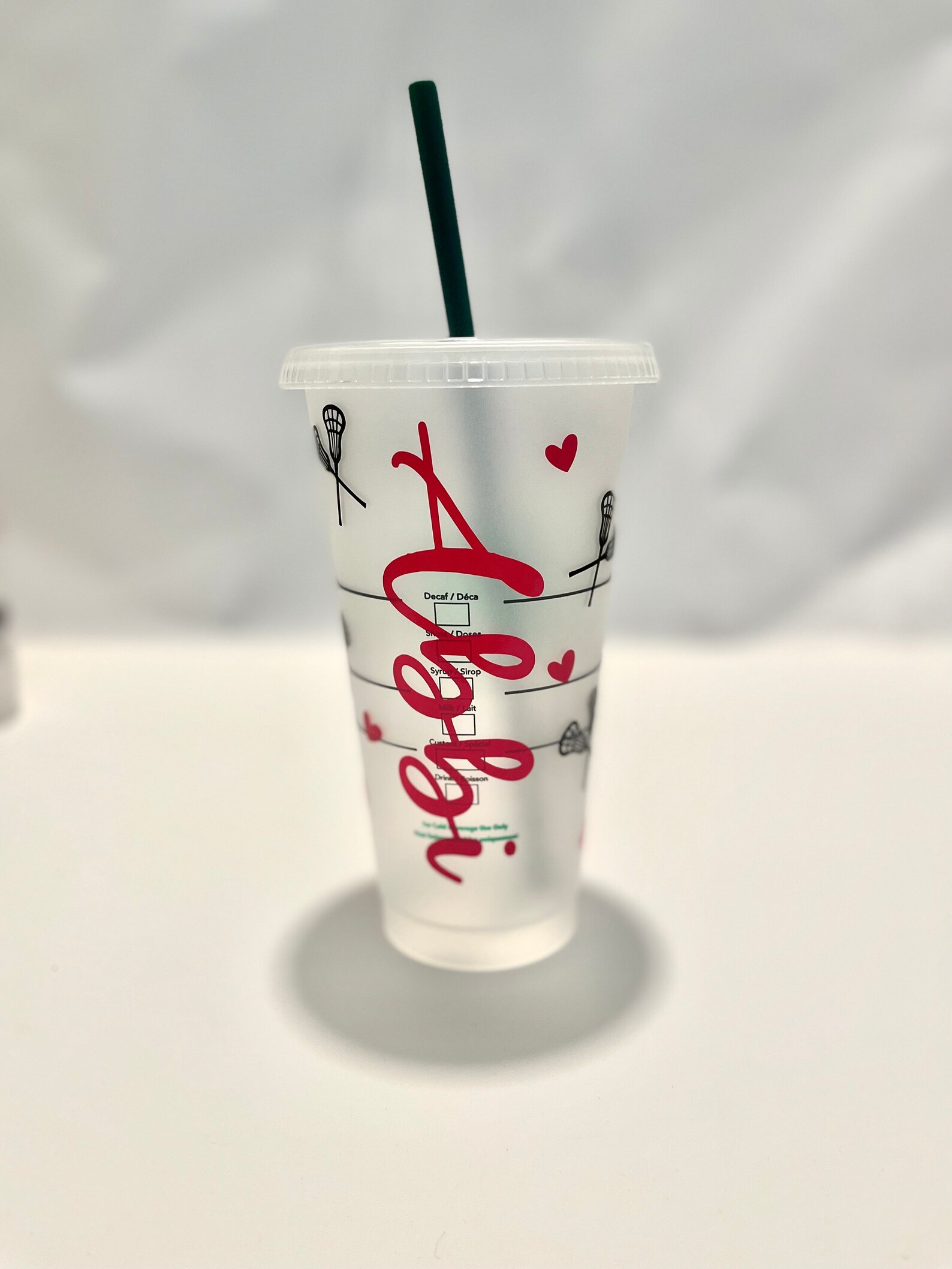 Lacrosse Reusable Starbucks Venti Cup Lax Starbucks Reusable Etsy