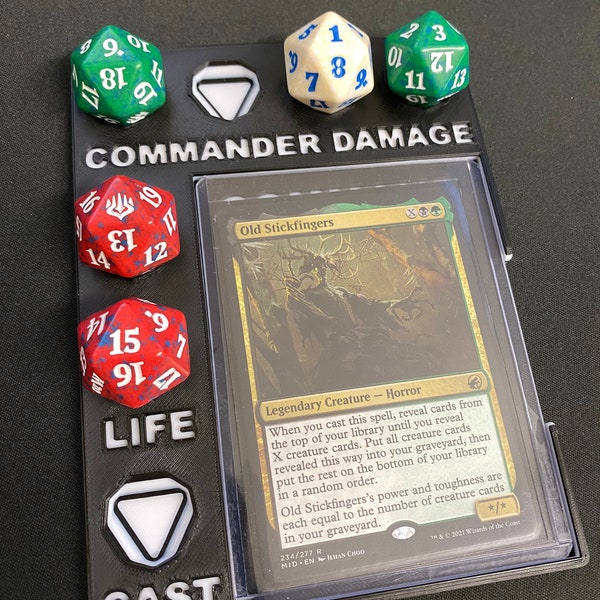 Mtg Commander Command Zone Tray Etsy Mtg Commander Command Zone Tray Etsy