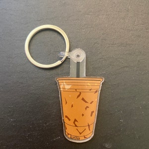 Iced Coffee Keychain