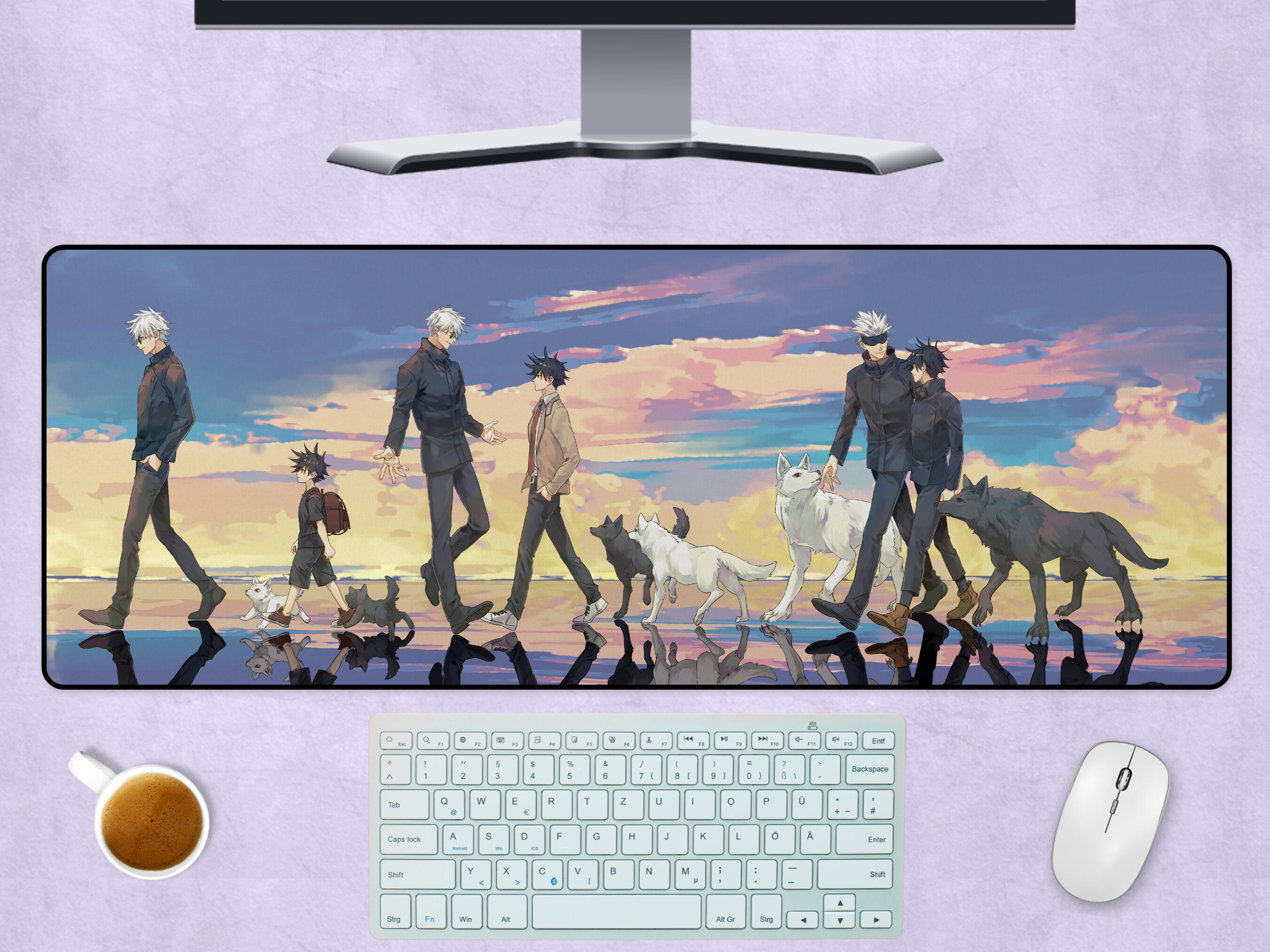 Jujutsu Kaisen Desk Mat Gojo Satoru Desk Pad Anime Mousepad Etsy UK