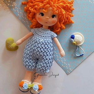 Crochet Doll Pattern: 'Portakal Çiçeği' Amigurumi Doll (PDF English)