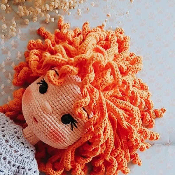 Puppen Häkelanleitung PortakalÇiçeği / Häkelanleitung in PDF Englisch/Amigurumi Doll Pattern