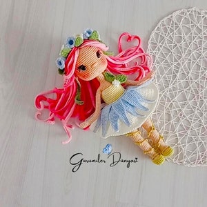 CrochetDoll Pattern in English/Lale Doll English Pattern/Flower Fairy doll Pattern/Amigurumi Doll Pattern/ AmigurumiDollPatternTutorial