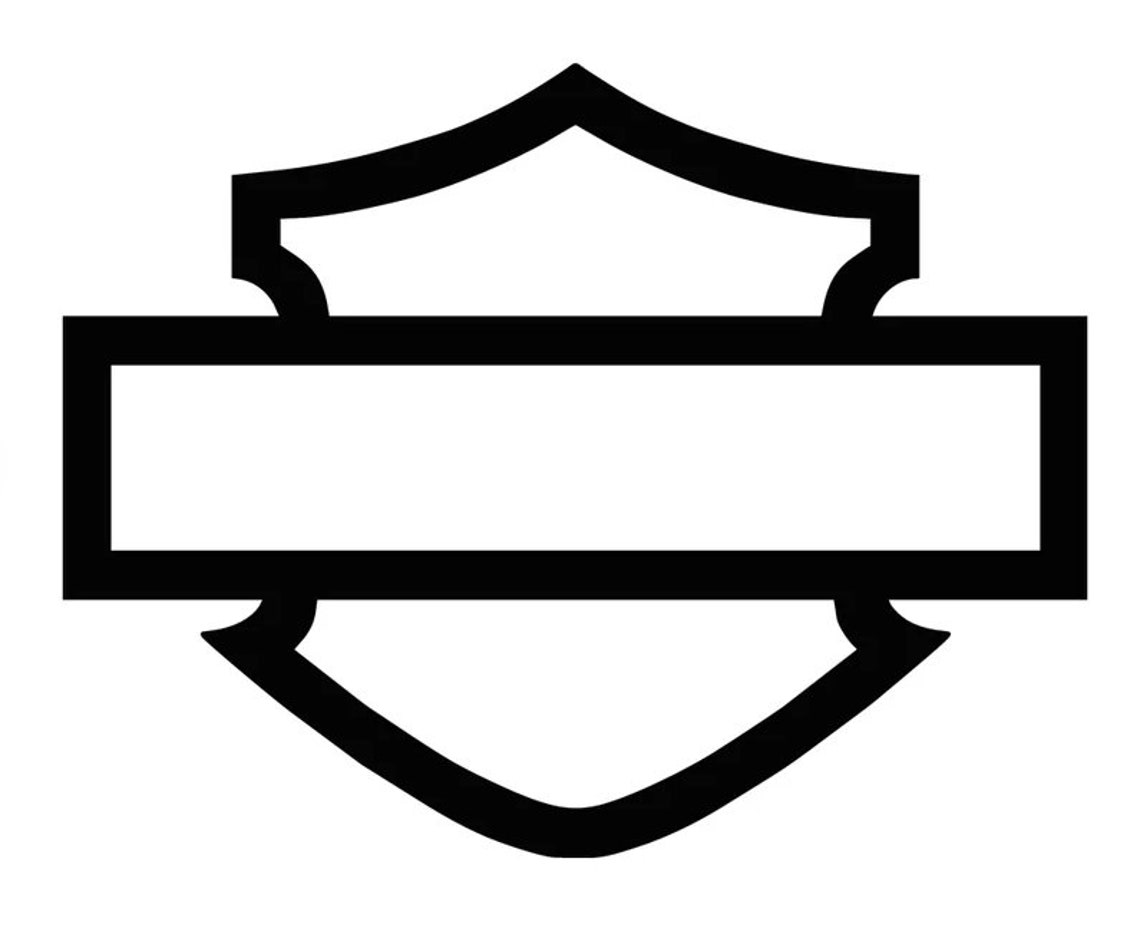 HD Bar and Shield Decal Vinyl Sticker for Harley Davidson - Etsy