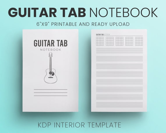 Guitar Tab Notebook: Blank Guitar by Roden Publishing