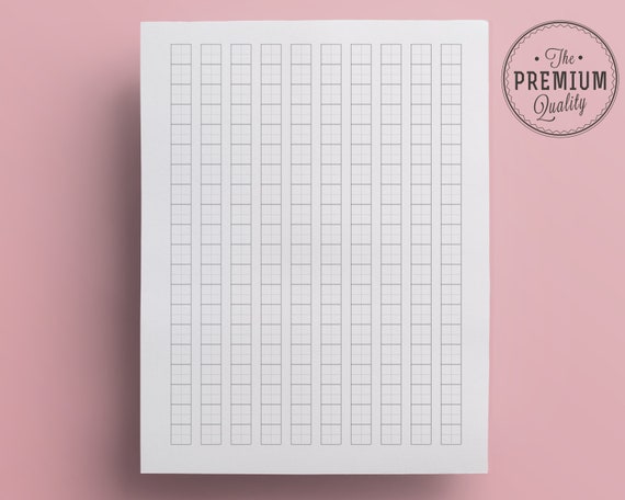 Japanese Writing Practice Book 120 Pages - 8.5 X 11: Word True -  Genkoyoushi Graph Paper Notebook (Paperback)