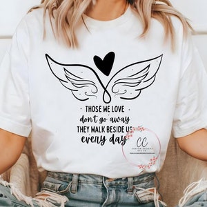 Angel Wings Svg, In Loving Memory Svg, In Loving Memory Png, Angel Svg, Camisa Asas De Anjo, Christian Svg
