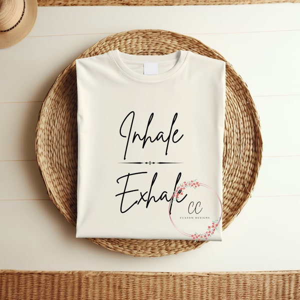 Inhale Exhale SVG, Just Breathe Svg, Positivity Svg, Mental Health Svg, Inhale Exhale Sweatshirt