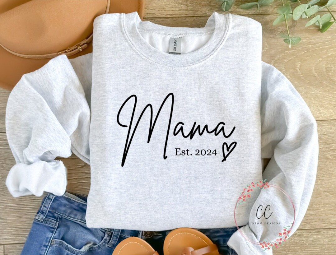 Mama Est. 2024 SVG New Mom Svg New Mama Png Mom Svg Mama - Etsy