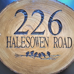 wooden house number signs, pine wooden number plaques, rustic house number, bird house plaques, home address signs, wooden signs street name