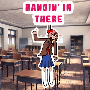 Doki Doki Literature Club Stickers  waterproof glossy