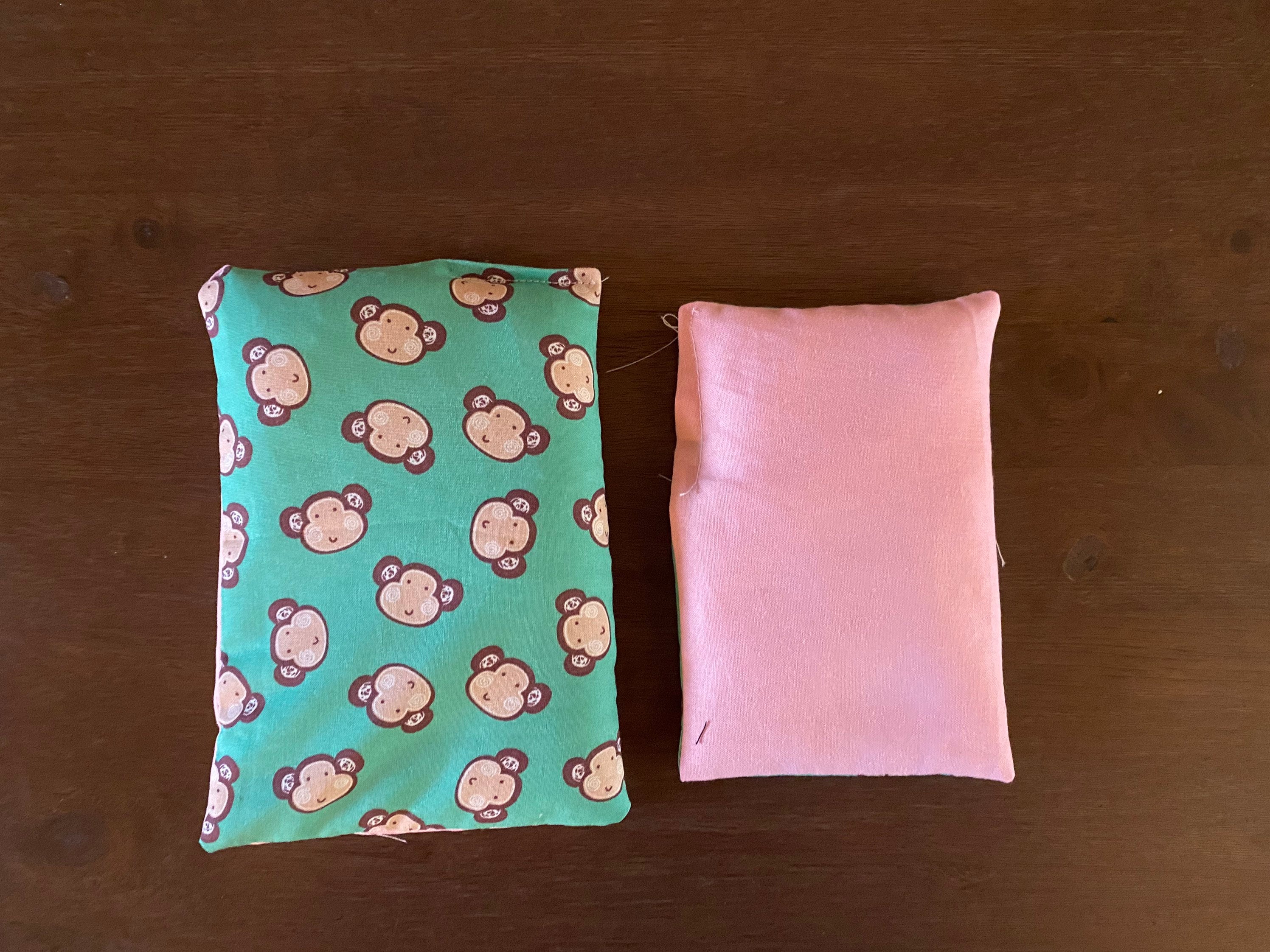 Monkey Rice Pillow Etsy