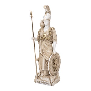 Athena Goddess Statue Ancient Greek Roman Mythology Sculpture
