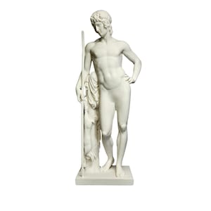 Thorvaldsen&#39;s Adonis Sculpture Replica White Marble Statue Exact Copy