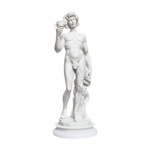Dionysus Bacchus God Statue Ancient Greek Roman Mythology Sculpture