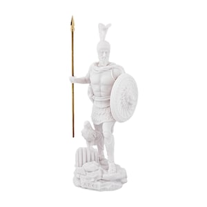 Ares God Statue Ancient Greek Roman Mythology Sculpture