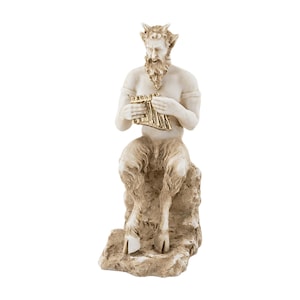 Pan God Statue Ancient Greek Roman Mythology Sculpture