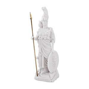 Athena Goddess Statue Ancient Greek Roman Mythology Sculpture