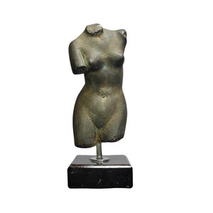 Venus Goddess Torso Sculpture Museum Finish Statue